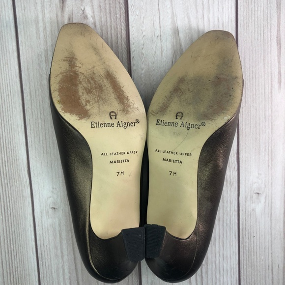 Etienne Agner Low Heel Shoes Size 7 - Picture 6 of 7